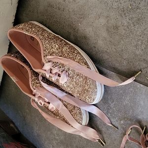 Kate Spade New York Champion Glitter Keds Sneakers